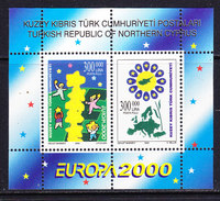 Europa Cept 2000 Northern Cyprus M/s ** Mnh (36984) - 2000