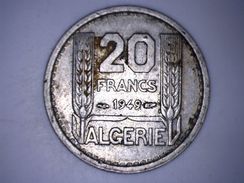 ALGERIE / ALGERIA 20 FRANCS 1949 - Algerien