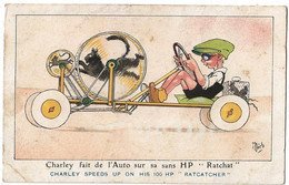 Illustrateur Mich Charley Fait De L'auto Sur Sa Sans HP Ratchat - Mich