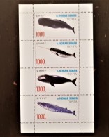 RUSSIE, Mamiferes Marin, Baleines, Whales, Wwf . Feuilet Emis En 2000 **. MNH. - Ballenas