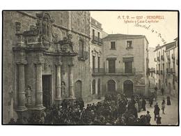 3288 ESPAÑA. <B>TARRAGONA. VENDRELL</B>. Iglesia Y Cara Capitular. A.T.V. 1237. - Autres & Non Classés