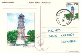 Turkey ; 2001 Postal Stationery "Clock Towers" - Entiers Postaux