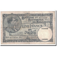 Billet, Belgique, 5 Francs, 1926, 1926-11-08, KM:97b, TTB - 5 Francs