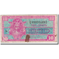 Billet, États-Unis, 10 Cents, 1954, Undated, KM:M30a, TB - 1954-1958 - Series 521