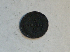 Belgique 1/4 Franc 1834 Quart - 1/4 Franc