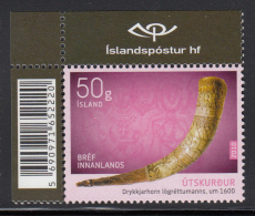 Iceland 2010 MNH Scott #1190 Woodcarving Circa 1600 - Ungebraucht