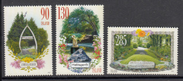 Iceland 2010 MNH Scott #1200-#1202 Set Of 3 Garden Parks - Ungebraucht