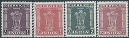 INDIA 1950 - 1-2-5-10 Rs - MNH - Neufs