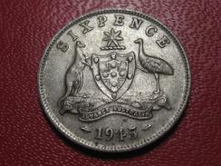 Australie - 6 Pence 1945 3844 - Sixpence