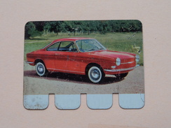 SIMCA 1000 COUPE BERTONE - Coll. N° 1 NL/FR ( Plaquette C O O P - Voir Photo - IFA Metal Paris ) ! - Blechschilder (ab 1960)