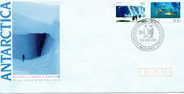 Pli Avec 2 Valeurs Et Cachet Du 24/11/1990 - FDC