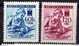 Böhmen Und Mähren 1942 Mi 111-112 ** Rotes Kreutz [241213III] @ - Ungebraucht