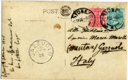 AUSTRALIA  Sydney Per Gazzuolo Mantova  Postcard Mosman Bay - Covers & Documents