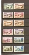 SAINT PIERRE ET MIQUELON  LOT  N°167  A 188  + N 205 ** NEUF ET   OBLITERE  DE 1938  +VARIETE DU N°171  RARE - Unused Stamps