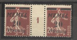 Memel _ Millésimes 20c Semeuse (1921 ) N°49 TTB - Ongebruikt