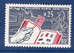 France, Petite Variété, Philatec, Impression Verte De La Main Déffectueuse, N° 1403 ( 17127/6.2) - Nuovi