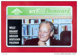 UNITED KINGDOM: BTO-013 "Willy Brandt" CN:271E Unused - BT Buitenlandse Uitgaven