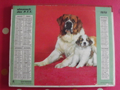 Calendrier Postes Almanach Des P.T.T. Angers + Liste Des Communes De France 210 Pages. Chien Chat - Big : 1961-70