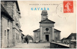 38 BRANGUES - L'église Et La Mairie - Brangues