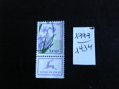 Israel - Année 1999 - Fleurs - Y.T.1434 - Oblitéré - Used - Gestempeld. - Usados (con Tab)