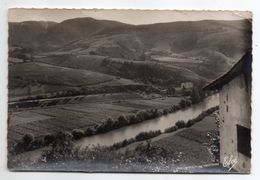 BIRIATOU--Regard Sur La Bidassoa Et L'Espagne  ...................carte Coupée - Biriatou