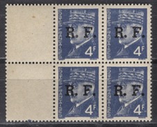 FRANCE 1944 - BLOC DE 4 TP N° 14 / LYON / NEUFS** / B60 - Befreiung