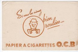 Oct17   79992   Buvard    Papier à Cigarettes OCB - Tabacco & Sigarette