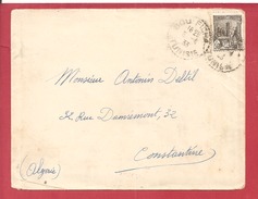 Y&T N°132 BOUFICHA    Vers  ALGERIE 1933 - Lettres & Documents