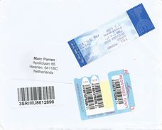 Israel 2016 Tel Mond Meter Franking Label Maor (digital) Barcoded Registered Cover - Affrancature Meccaniche/Frama