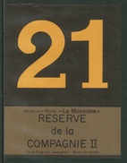 Rare // Etiquette // Mont-sur-Rolle, Réserve De  La Compagnie II, Auguste Chevalley, Mont-sur-Rolle, Vaud,Suisse - Military