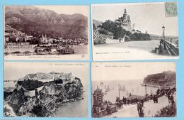 12 Carte Postale Ancienne - Monaco Monte Carlo  Ect - Sammlungen & Lose