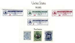 UNITED STATES, Telegraphs, * MLH, F/VF - Télégraphes