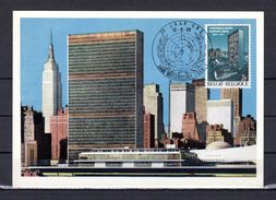 Carte Maximum De 1970 " ONU / IMMEUBLE DE NEW YORK ". Parfait état. CM - 1961-1970