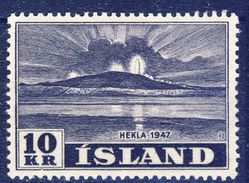 +K3462. Iceland 1948. Vulcano Hekla. Michel 253. MH(*) - Neufs