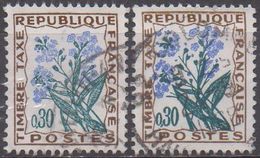 FRANCE  N°Taxe 99__OBL VOIR SCAN (nuances De Couleur) - 1960-.... Used