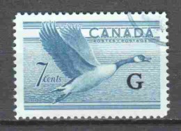Canada 1950 Mi Dienst 25 Canceled - Overprinted