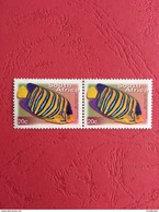 South Africa 2000 Pair ROYAL ANGELFISH Fishes Animal Animals Marine Life Sealife Nature Fauna 20c Stamps MNH SG 1207 - Nuovi