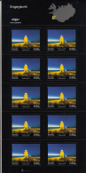 Iceland 2012 MNH Minisheet Of 10 Engeyjarviti - Lighthouses - Blocks & Sheetlets