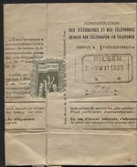 Télégramme Obl. Télégraphique BILSEN /T.T. Vers Hoesselt 1928 Telegram (x86) - Télégrammes