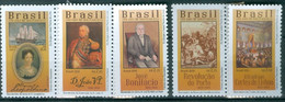 BRAZIL 2022 - BICENTENNIAL OF BRAZILIAN INDEPENDENCE   5 Values-  MINT - Unused Stamps