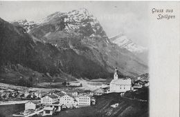 GRUSS AUS SPLÜGEN → Alte Und Schöne Dorfansicht Anno 1906 - Splügen