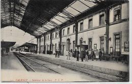 CPA Valence Drôme Département 26 écrite Train Gare Chemin De Fer - Valence