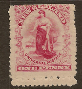 NZ 1901 1d Universal Mixed Perfs SG 299 HM #ADI131 - Nuovi