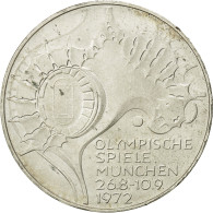 Monnaie, République Fédérale Allemande, 10 Mark, 1972, Stuttgart, TTB+ - Andere & Zonder Classificatie