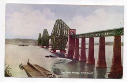 U.K --Ecosse--QUEENSFERRY--1947--The Forth Bridge (pont),From South --timbre-cachet - Midlothian/ Edinburgh