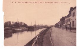 Coudekerque Branche - Route Et Canal De Bourbourg (provient D 'un Carnet) - Coudekerque Branche