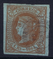 Spain: Ed 67 Mi Nr 59 Obl./Gestempelt/used   1864 - Used Stamps