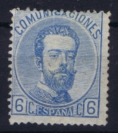 Spain: Ed 119 Mi Nr 112  MH/* Flz/ Charniere   1872  Has A Thin - Nuevos