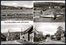 A8398 - Alte MBK Ansichtskarte - Oldisleben Kr. Artern - Freibad TOP - Kyffhäuser