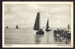 Harderwijk ± 1940, Thuisvarende Botters, Boot, Ongelopen - Harderwijk